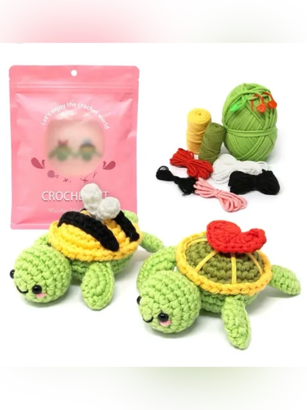 New Mini Turtles Crochet Kit for Beginners